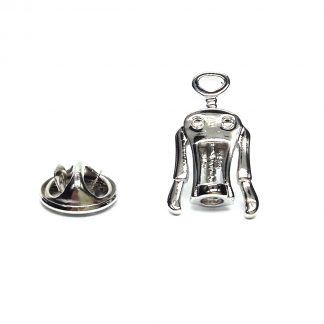 Wine Bottle Opener Lapel Pin Badge