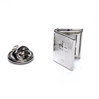 Opening Bible Lapel Pin Badge