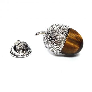 Acorn Design Lapel Pin Badge