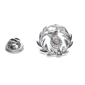 Scottish Thistle Design Lapel Pin Badge (AJTP54)