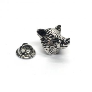 Boars Head Lapel Pin Badge