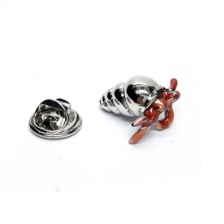 Hermit Crab Lapel Pin Badge