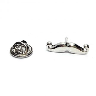 Moustache Lapel Pin Badge (AJTP60)