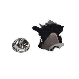 French Outline Map of France Lapel Pin Badge