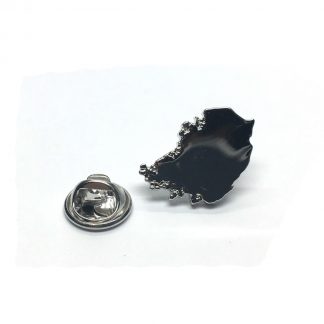Outline Map of South Korea Lapel Pin Badge