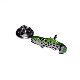 Green Spotted Trout Fish Lapel Pin Badge