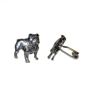English Made Bulldog Pewter Cufflinks