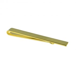 Gold Plated Plain Tie Slide (engravable)