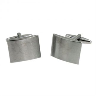 Bevelled Cufflinks Satin finish (engravable)