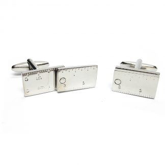 Fold Out Ruler  Masonic Engineer Carpenters Cufflinks