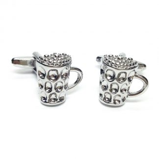 Pint of Beer, Beer Jug with Handle Drinkers Cufflinks
