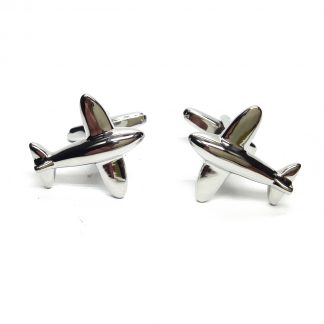 Jumbo Jet Aeroplane Airplane Pilots Cufflinks