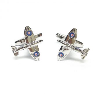 Spitfire Plane Aeroplane Aircraft RAF Cufflinks