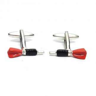 Red & Black Darts Sport Cufflinks
