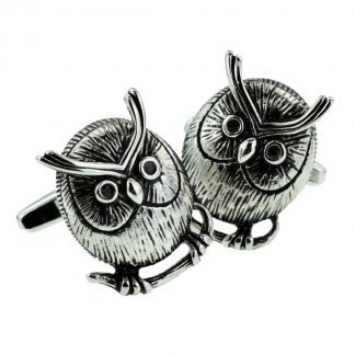 Owl Bird Cufflinks
