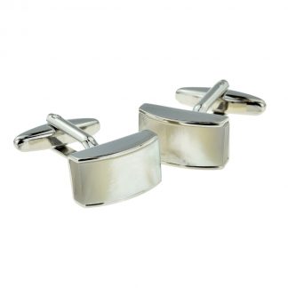 Curved MOP Classic Cufflinks