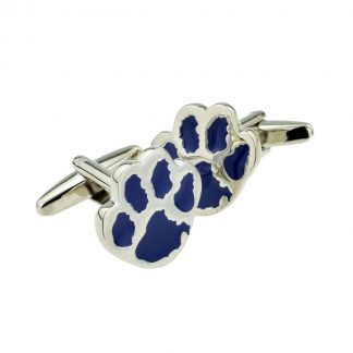 Blue Dogs Paw design Pet Cufflinks