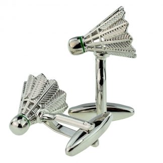 Badminton Shuttlecock Sport Cufflinks