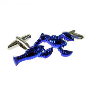 Blue Lobster Cufflinks