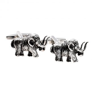 Woolly Mammoth High Detail 3D Cufflinks
