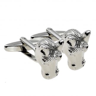 High Detailed 3D Donkeys Head Cufflinks