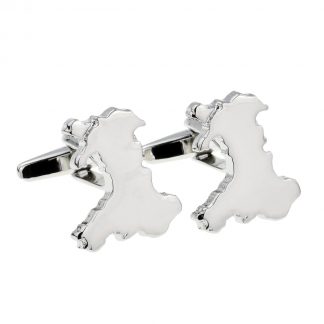 Wales Outline Map Welsh Cufflinks