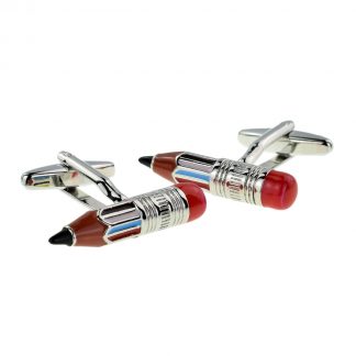 Coloured Artists Pencil Design Cufflinks