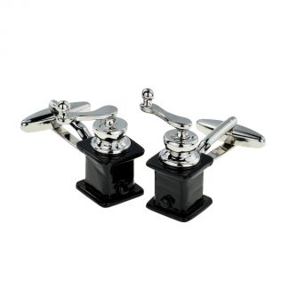 Coffee Grinder Style Cufflinks