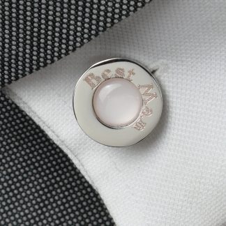 Colour Centre Engraved Wedding Role Cufflinks In Luxury Box
