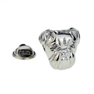 Bulldog Head dog Lapel Pin Badge
