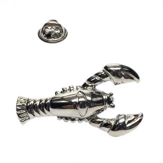 Metal Lobster Lapel Pin Badge