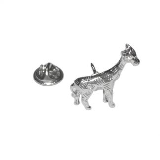 Metal Giraffe, African Animal Lapel Pin Badge