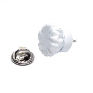 White Chefs Hat Cooks Lapel Pin Badge