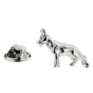 Alsatian German Shepherd Dog Lapel Pin Badge