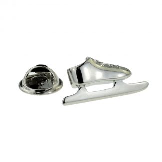 Ice Skating Boot Design Lapel Pin Badge
