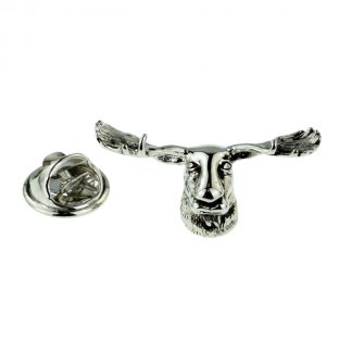 Moose Head Design Lapel Pin Badge