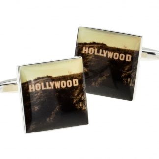 USA American Hollywood Sign Cufflinks