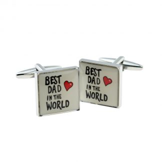 Best Dad in the World fathers Cufflinks