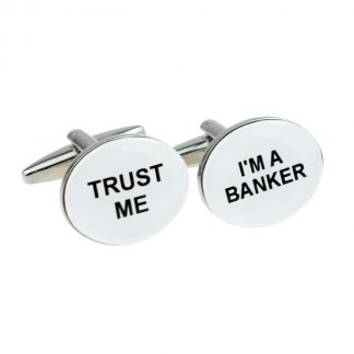 Trust Me I'm a Banker Cufflinks
