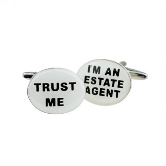 Trust Me I'm An Estate Agent Cufflinks