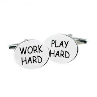 Work hard Play Hard Cufflinks