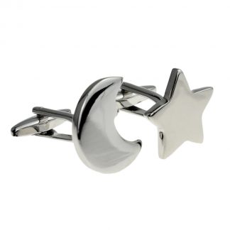Star & Moon Planets Space Cufflinks