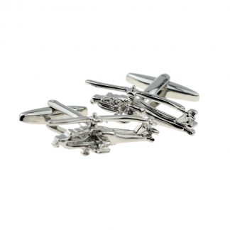 Apache Gunship Helicopter Cufflinks