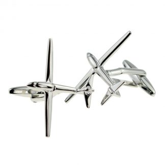 Glider Aeroplane Plane Aircraft Cufflinks