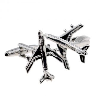 Jumbo Jet Aircraft Aeroplane Pilots Cufflinks