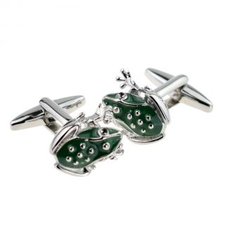 Green Frog Cufflinks