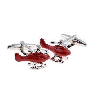 Red Helicopters Cufflinks