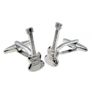 Retro Electric Guitar Music Cufflinks