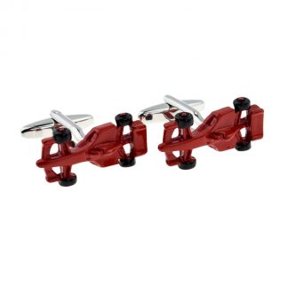 Red Racing Car F1 Cufflinks
