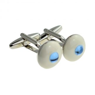 Blue Eyes Eyeball Cufflinks